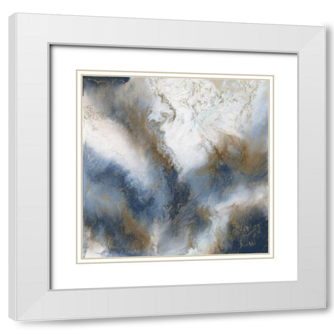 Let the light shine White Modern Wood Framed Art Print with Double Matting by Bering, Blakely