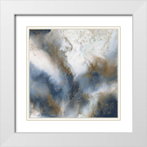 Let the light shine White Modern Wood Framed Art Print with Double Matting by Bering, Blakely