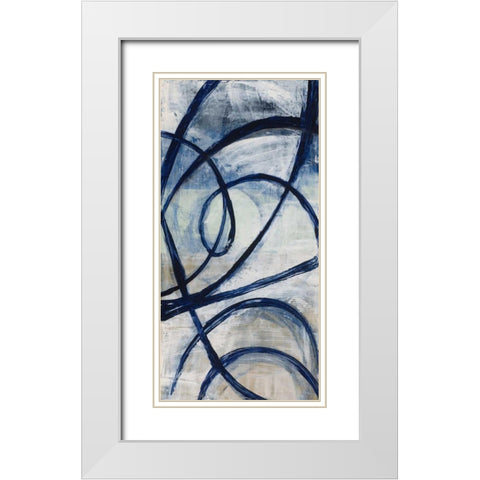 Sound of silence White Modern Wood Framed Art Print with Double Matting by Hutton