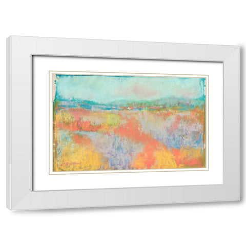 Dream of the Horizon 1 White Modern Wood Framed Art Print with Double Matting by Miller, Sonia