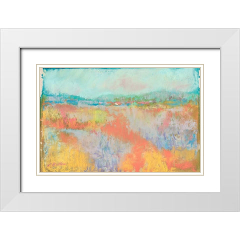 Dream of the Horizon 1 White Modern Wood Framed Art Print with Double Matting by Miller, Sonia