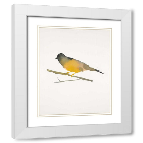 Water Bird 4 White Modern Wood Framed Art Print with Double Matting by Swartz, Megan