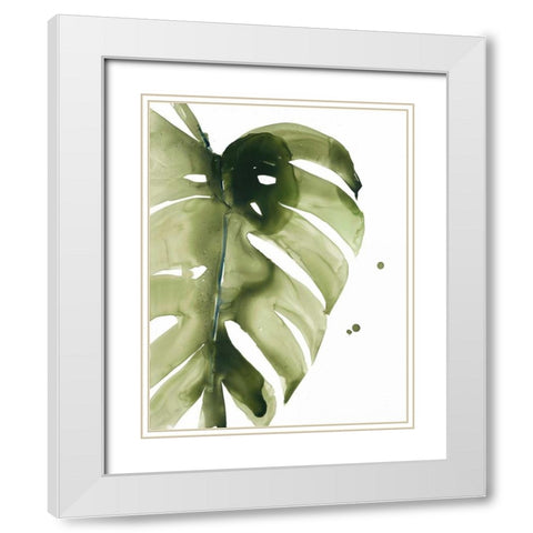 Warm tropics 2 White Modern Wood Framed Art Print with Double Matting by Swartz, Megan