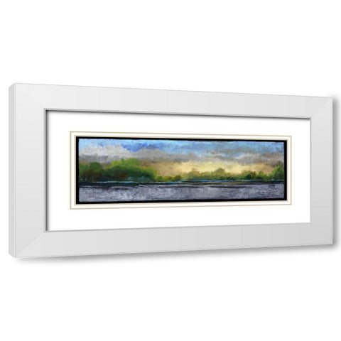 Magic Vista White Modern Wood Framed Art Print with Double Matting by Kroeker, Wendy