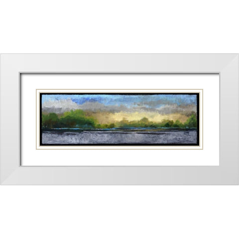 Magic Vista White Modern Wood Framed Art Print with Double Matting by Kroeker, Wendy