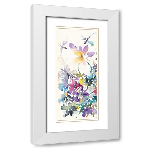 Forever Summer 1 White Modern Wood Framed Art Print with Double Matting by Johannesson, Karin