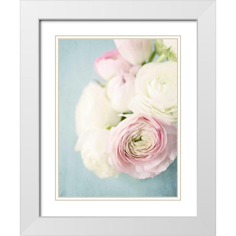 Still Beauty in Pastel 2 White Modern Wood Framed Art Print with Double Matting by Susannah Tucker Photography