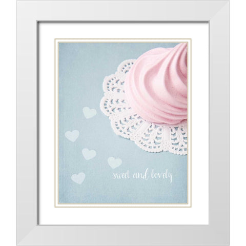 Sweet and Lovely White Modern Wood Framed Art Print with Double Matting by Susannah Tucker Photography