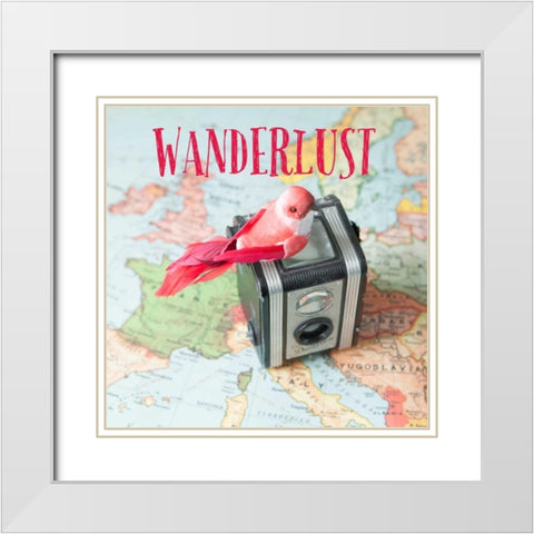 Wanderlust White Modern Wood Framed Art Print with Double Matting by Susannah Tucker Photography