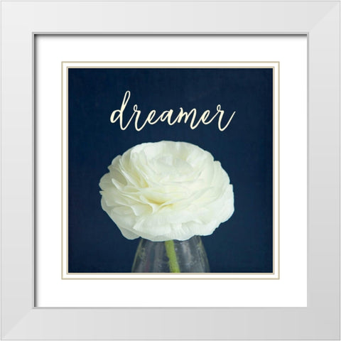 Dreamer White Modern Wood Framed Art Print with Double Matting by Susannah Tucker Photography