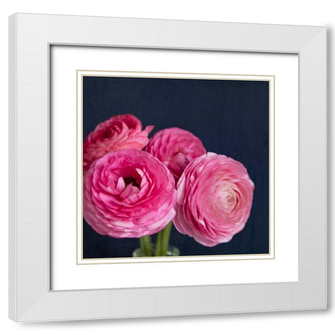 Enchanted Blooms White Modern Wood Framed Art Print with Double Matting by Susannah Tucker Photography