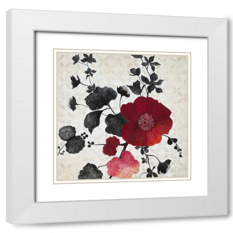 Studio Pop 1 White Modern Wood Framed Art Print with Double Matting by Studio M
