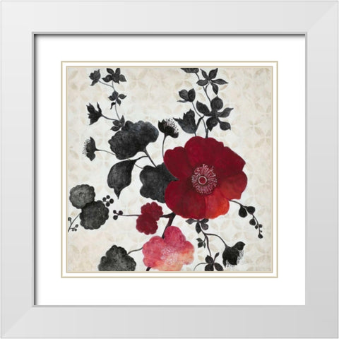Studio Pop 1 White Modern Wood Framed Art Print with Double Matting by Studio M