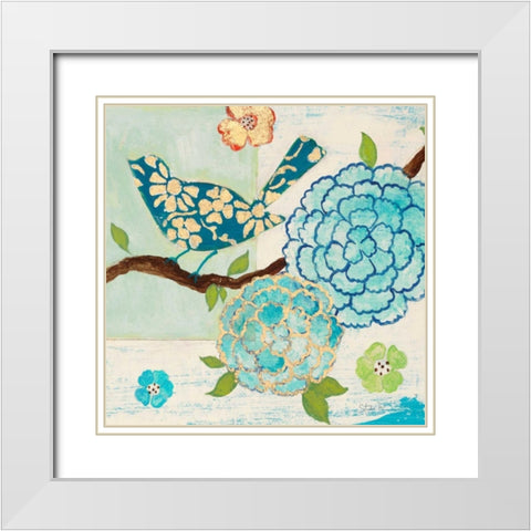 Heavenly Creatures 2 White Modern Wood Framed Art Print with Double Matting by Studio M
