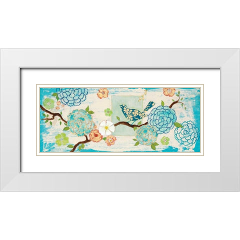Heavenly Creatures White Modern Wood Framed Art Print with Double Matting by Studio M