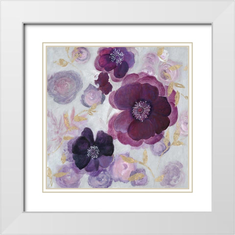 Ethereal Garden 2 White Modern Wood Framed Art Print with Double Matting by Studio M
