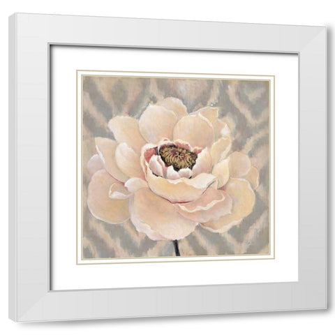InspiredBlossom White Modern Wood Framed Art Print with Double Matting by Studio M