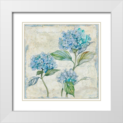 Studio Field Sketch 1 White Modern Wood Framed Art Print with Double Matting by Studio Rofino