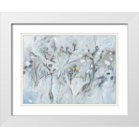 Botanical Invisioned White Modern Wood Framed Art Print with Double Matting by Green, Elise