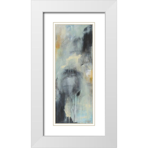 Tranquility 1 White Modern Wood Framed Art Print with Double Matting by Green, Elise