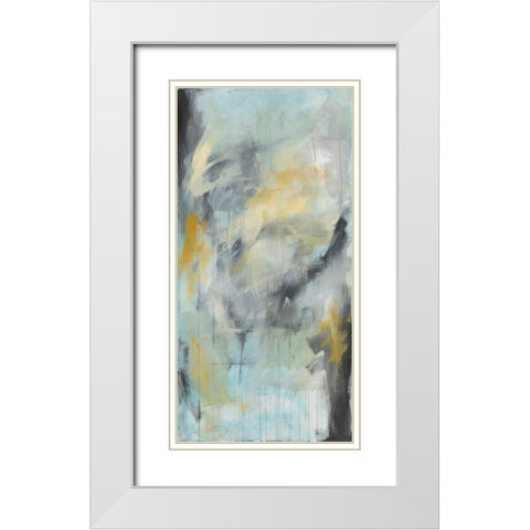 Tranquility 2 White Modern Wood Framed Art Print with Double Matting by Green, Elise