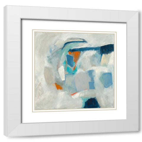 Looking Glass White Modern Wood Framed Art Print with Double Matting by Green, Elise