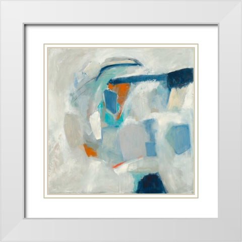 Looking Glass White Modern Wood Framed Art Print with Double Matting by Green, Elise