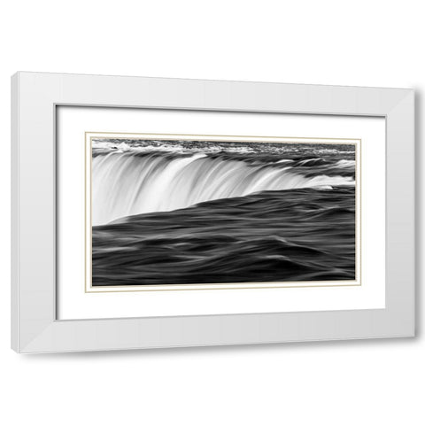 Over The Edge White Modern Wood Framed Art Print with Double Matting by Mark Spowart Photography