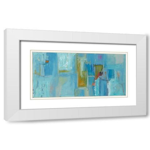 Morning Commute White Modern Wood Framed Art Print with Double Matting by Aubrey