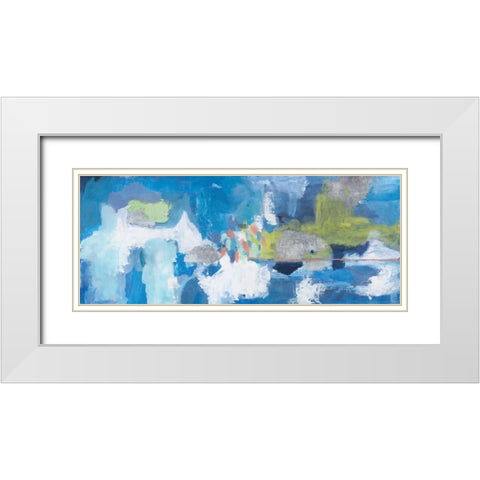 Joyous Spring White Modern Wood Framed Art Print with Double Matting by Aubrey