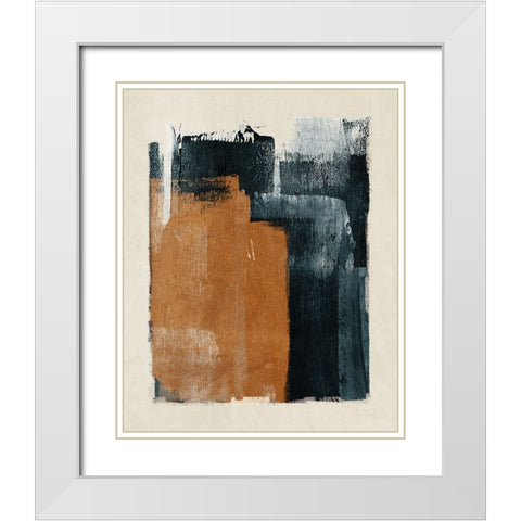 Natural Organic 2 White Modern Wood Framed Art Print with Double Matting by Tabby, Oliver