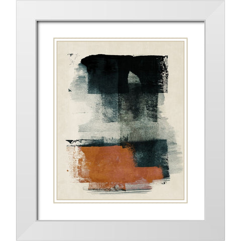 Natural Organic 4 White Modern Wood Framed Art Print with Double Matting by Tabby, Oliver