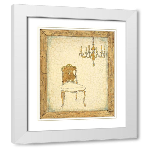 Sitting Pretty White Modern Wood Framed Art Print with Double Matting by Studio