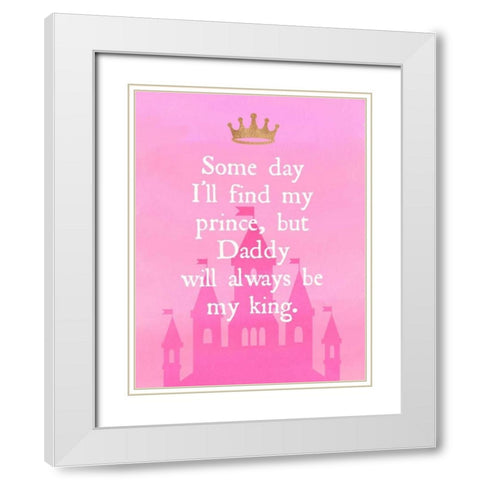 Someday? White Modern Wood Framed Art Print with Double Matting by Dos Santos, Bella