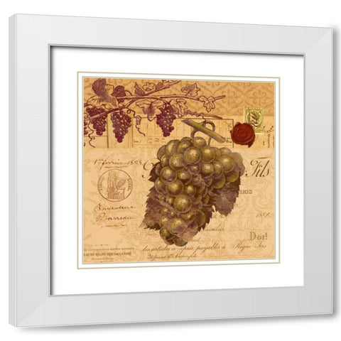 Estate Vintage Blanc White Modern Wood Framed Art Print with Double Matting by Ross, Devon