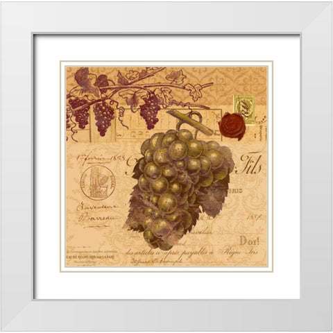 Estate Vintage Blanc White Modern Wood Framed Art Print with Double Matting by Ross, Devon