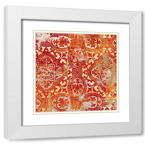 Florence Spa 2 White Modern Wood Framed Art Print with Double Matting by Ross, Devon