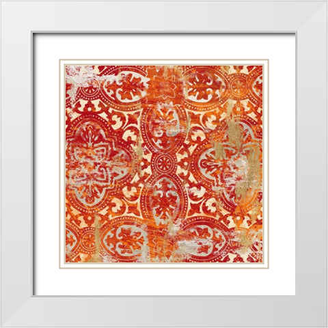 Florence Spa 2 White Modern Wood Framed Art Print with Double Matting by Ross, Devon