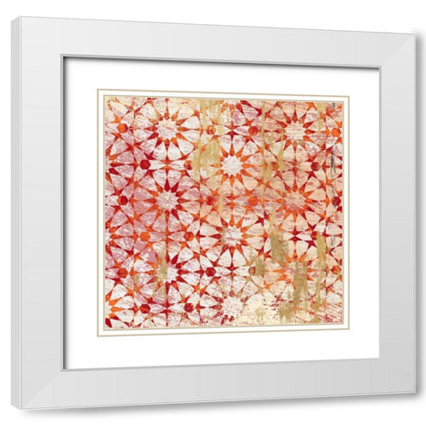 Florence Spa 3 White Modern Wood Framed Art Print with Double Matting by Ross, Devon