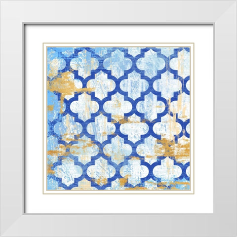 Moroccan Spa 1 White Modern Wood Framed Art Print with Double Matting by Ross, Devon