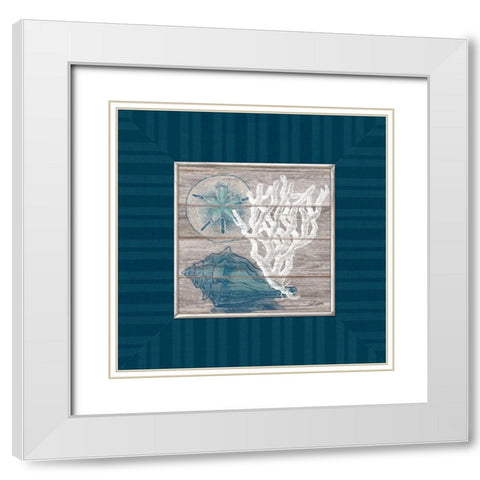 Coastal Wonders White Modern Wood Framed Art Print with Double Matting by Appleman, Sam