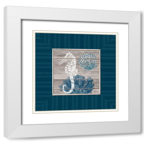 Coastal Dream White Modern Wood Framed Art Print with Double Matting by Appleman, Sam