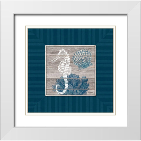 Coastal Dream White Modern Wood Framed Art Print with Double Matting by Appleman, Sam