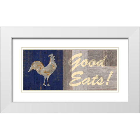 Good Eats White Modern Wood Framed Art Print with Double Matting by Appleman, Sam