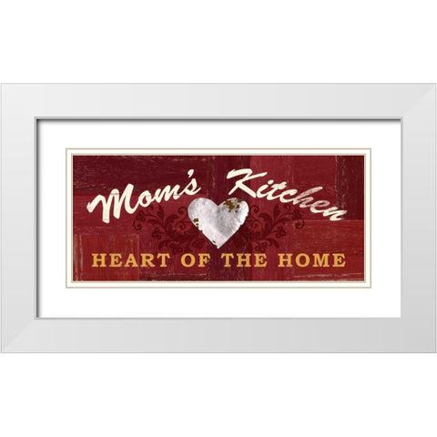Heart of the Home White Modern Wood Framed Art Print with Double Matting by Appleman, Sam