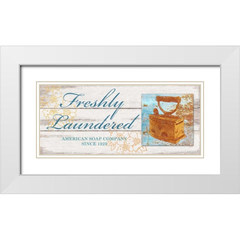Freshly Laundered White Modern Wood Framed Art Print with Double Matting by Appleman, Sam