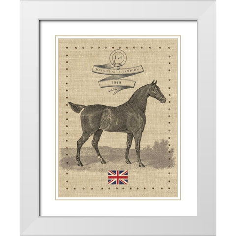 British Champion White Modern Wood Framed Art Print with Double Matting by Appleman, Sam