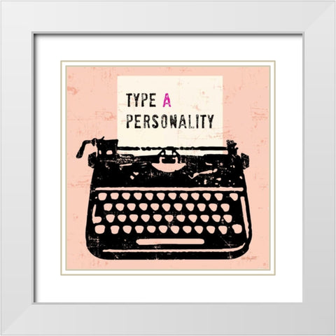 Savvy Fashion 6 White Modern Wood Framed Art Print with Double Matting by Bryant, Lola