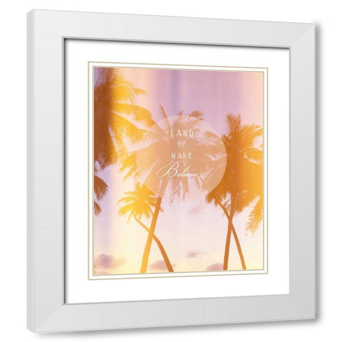 Glam World 2 White Modern Wood Framed Art Print with Double Matting by Bryant, Lola