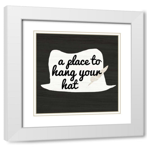 HOMEY 1 White Modern Wood Framed Art Print with Double Matting by Bryant, Lola